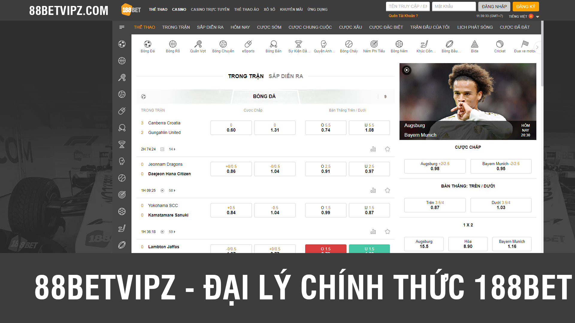 188BET | Link v&agrave;o 188BET, Nh&agrave; C&aacute;i 188 BET Ch&iacute;nh thức ⭐️ Bet188 Casino
