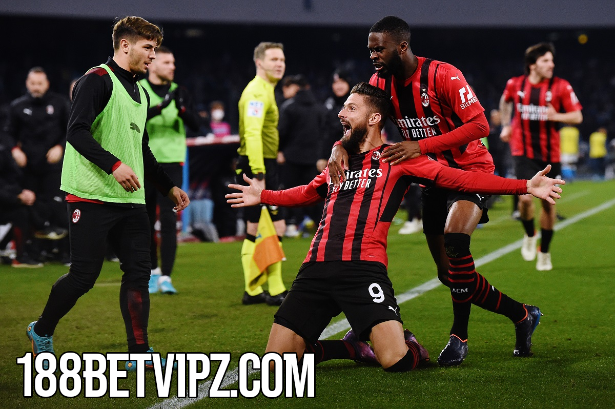 Soi k&egrave;o t&agrave;i xỉu, phạt g&oacute;c 188BET trận Napoli vs AC Milan, 01h45 ng&agrave;y 03/04